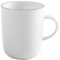 KAHLA 575335A69978C Pronto Line Becher 0,35 l Line cool gray | Becher mit grauer Linie aus Porzellan