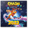 Grupo Erik Crash Bandicoot Kalender 2022 Wandkalender 2022 Groß für 12 Monate mit Geschenk Poster, CP22083, Gelb Blau