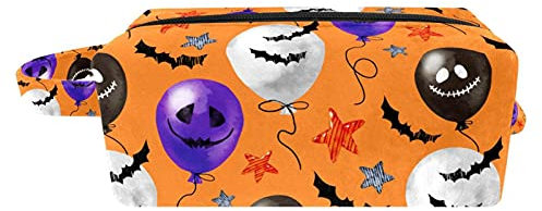 Make A Wish Blowball Trousse de toilette portable pour femmes et filles en éponge douce avec poignée et fermeture éclair, trousse de maquillage carrée portable, Multicolore 09, 8.2x3.1x3.5 in 21x8x9