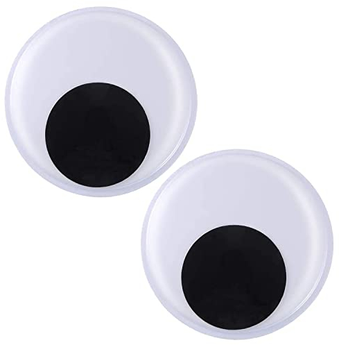 DRERIO 2 Piezas ojos autoadhesivos gigantes ojos autoadhesivos grandes ojos adhesivos de 18cm para manualidades DIY, decoraciones para fiestas