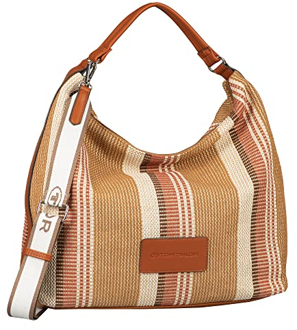 TOM TAILOR, LINN, Damen, Schultertasche, one size, Mixed Cognac