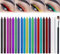 Bunt Eyeliner Set, 20 Eyeliner Bunt Set Farbe Eyeliner Schatten Stift, Farben Matte Liquid Eyeliner Set, Waterproof Eyeliner Bunt, Ideal für Augen Make Up