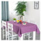 Wachstuchtischdecke Karo Meterware Tischtuch Karneval Einfache Volltonfarbe Tischdecke Rechteckig Retro Tisch Decken Leinen Violett Tischschutz Dekoration 68X68Cm