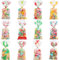 JOFONY 144 Stück Weihnachten Süßigkeiten Tüten,Transparent Weihnachtstüten Geschenktüten für Süßigkeiten Kekse Pralinen,Cellophantüten mit 150 Stück Twist Krawatten