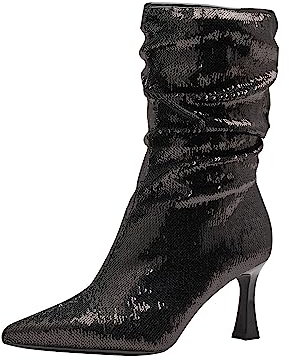 Tamaris Damen Mode-Stiefel, Schwarz, 38 EU