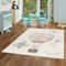Pergamon Kinderteppich | Spielteppich | Kurzflor | Verschiedene Motive, Größe:140x200 cm, Farbe:Creme