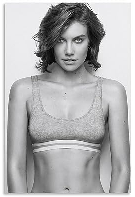 OqcEha Lauren Cohan Retro-Poster, Sterne, ästhetischer Druck, Kunst, Wandgemälde, Leinwand, Geschenke, moderne Schlafzimmer-Dekoration, 20 x 30 cm