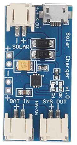Mini Tablero de Carga Solar, Módulo de Carga Solar, Mini Tablero de Control de Carga Solar de Batería de Litio para Luces de Césped, Cargadores de Batería con Energía Solar