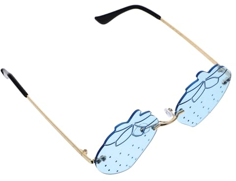 COLLBATH 1 Paar Erdbeer-Sonnenbrille Sommerbrille tropische trendige sonnenbrille Partyzubehör sommer brillen Persönlichkeit schmücken Requisiten dekorativer Spiegel Mann