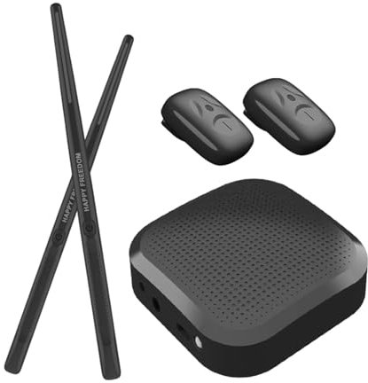 Fonowx Elektrische Trommelstöcke, elektronisches Schlagzeug-Set, leises Schlagzeug-Zubehör, elektronisches Schlagzeug-Set zum Üben, Geschenk, Stil b