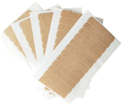iFutniew Khaki Double Sided Wig Tape Hair Tape for Toupee Adhesive Tape for Lace Front Ultra-Hold Wig Glue Mini Tabs Tape Easy to Use