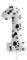 Cxryrzhe 1st Birthday Dog Paw Number 1 Candle - White Paw Print Themed Cake Topper Decoration for Kids Boy Girl Party Supplies