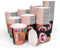 Inoverse 50 stück Pappbecher, Einweg Coffee to Go Becher - 200ml, Kaffee to go Becher Pappe, 8oz Trinkbecher für Tee, Einwegbecher, Papierbecher, Kaffeebecher to go, Kaffeetassen, Ø 80 mm