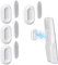 TSJLIKI Support Mural pour Télécommande Magnétique 4 Pack Support de Télécommande en Silicone Souple avec Adhésif Fort pour TV, AC, Ventilateur