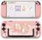 GeekShare Guscio protettivo compatibile con Switch 2, custodia agganciabile Kawaii Cartoon per Switch 2, cover con design antigraffio e antiurto - Coniglio panino al vapore