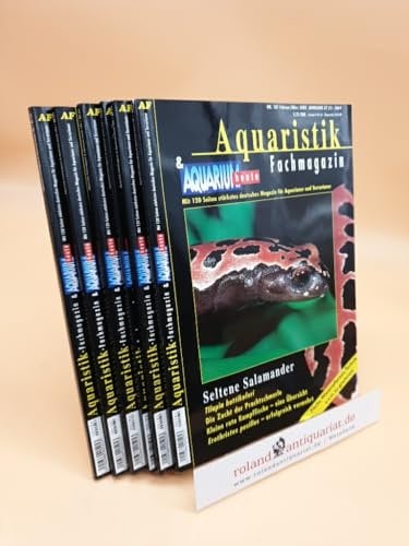 Aquaristik - Fachmagazin & Aquarium heute ; Nr. 181-186 ; Februar 2005 - Januar 2006 ; Jahrgang 37 ; KOMPLETT ; (6 Hefte)