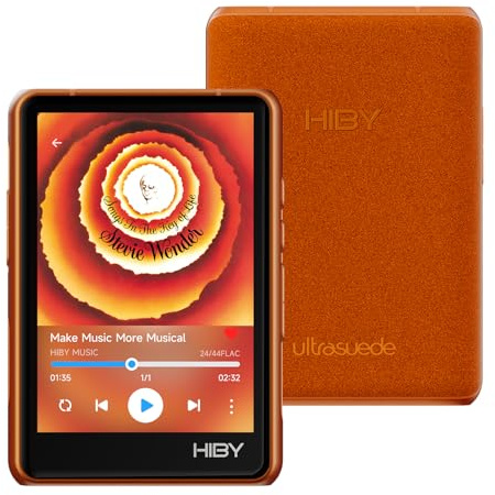 HiBy R3 PRO II MP3 Music Player - Qobuz/Tidal Support, MQA 8X Decoding & Native DSD256, Hi-Res Audio Certified, MP3 Player with Touch Screen & 3.5mm PO + 4.4mm BAL Dual Jacks, 2TB Expanded Memory
