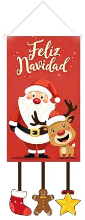 Drapeau de joyeux Noël - Drapeau imperméable, rideau de porte de Noël Décoration | Pour mur, fenêtre, jardin, patio, intérieur, maison, véranda, chambre, fête, hiver