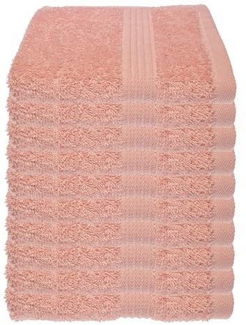 Julie Julsen 10er Pack Gästetuch 23 Farben erhältlich weich und saugstark 500gsm Öko Tex 30 x 50 cm Pastell Rosa