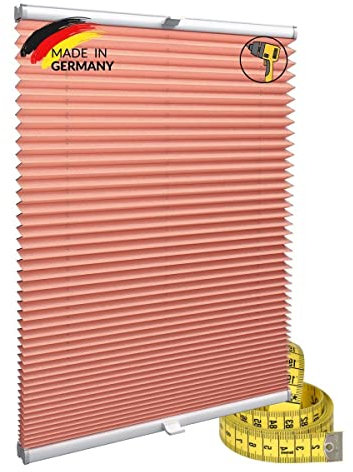 Gardinen21 Konfigurieren Sie Ihr eigenes Plissee mit Bohren Maßgefertigt für Türen & Fenster | Sonnenschutz und Blickdichte Rollos