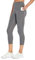 Bally Total Fitness Damen High Rise Pocket Mid-Calf Legging, Damen, Caprihose, High Rise Pocket Mid-Calf Legging, kohleschwarz meliert, Medium