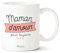 Manahia Mug Cadeau Maman Tasse Personnalisée - Maman d'amour - Avec Boite Kraft - Imprimé en France - 330 mL, Céramique - Future Maman - Noël, Anniversaire Maman - Fête Des Mères