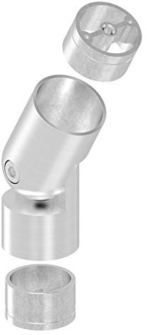 Verbinder flexibel für Holzhandlauf ø 42mm, inkl. 2 Adaptern