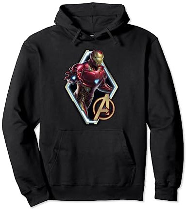 Marvel Avengers Endgame Iron Man Logo Pullover Hoodie