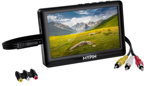 Video to Digital Converter, 4.3 AV Video Capture Box/Video Player, Record Video from VHS, HI8, Camcorder, Set Top Box or Any Source, Analog Video to Digital Converter, Built-in Stereo Speakers Mic-in