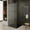 ROMA Paroi de douche Italienne verre 10 mm transparent 170 x 200 cm
