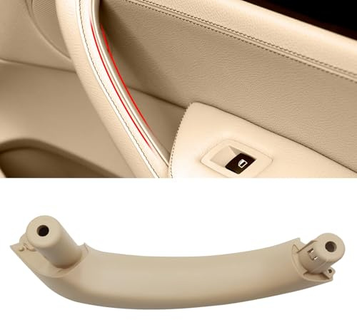 TTCR-II Türgriff Innen Kompatibel mit BMW X3 F25 2010-2016,X4 F26 2014-2017 | Innentürgriff Rechts Vorne/Rechts Hinten X3 F25 Türgriffblende,Türgriff Innen Abdeckung X4 F26,Griff Innentür für BMW-Beige