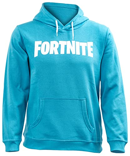 Fortnite Hoodie Kids Logo Cyan 164cm