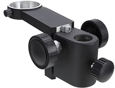 Baluue 50-mm Fokussierhalterung aus Kunststoff mit Stabiler Leistung und Tragbarem Design für Mikroskopzubehör und Kamera Halterung