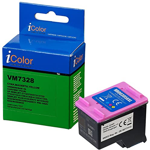 iColor Envy 6020e,: Tintenpatrone für HP (ersetzt HP 305XL), Cyan, Magenta, Yellow (Envy 6010, Preiswerte Druckerpatronen, Original)