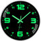 ACCSHINE Leuchtend Wanduhr Ohne Tickgeräusche Lautlos 30cm Quarz Modern Groß Batterie Betriebene Wanduhr Einfach zu Lesen für Zimmer Zuhause KüChe Schlafzimmer Büro Schule (Leuchtend Wanduhr B)