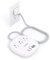 Flat Plug Power Strip, 5ft Ultra Flat Extension Cord - 3 Outlets 4 USB Ports (2 USB C) Desktop Charging Station, Power Strip with No Surge Protection for Cruise Ship, Travel, Dorm Room Essentials