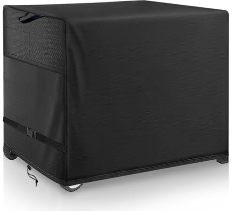 Wnanan Outdoor Pizza Oven Table Cover - Heavy Duty Waterproof Cover for Ooni Large Table,Black
