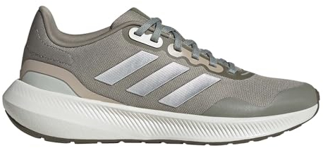 adidas Women's Runfalcon 3 TR Shoes, Silver Pebble/Silver met/Wonder Beige, 7 UK