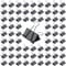 PINGEUI 72 Pcs 51mm Black Bulldog Clips, Large Binder Clips Paper Clamps, Foldback Clip for Home, Office