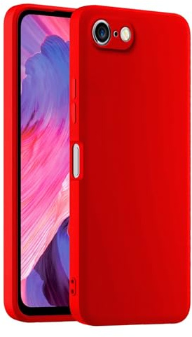 HULLIN Bunte Silikon Handyhülle, Passend für iPhone 6 / iPhone 6s (4.7) - Chinarot