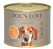 Dog's Love Senior | Nassfutter für Hunde über 10 Jahre | 6 x 200 g (6 x Truthahn-Light)