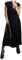 Accrue Plissee Kleid Damen,Elegant Ärmellos Rundhals Plisseekleid Maxikleid,Lässiges, Fließendes, Langes A-Linien-Kleid mit Hoher Taille in Übergröße (XXX-Large,Black)