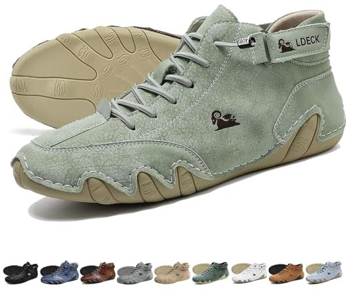 Stivali alti in pelle scamosciata fatti a mano - Scarpe Beck unisex for esterni Explorer Stivali Chukka leggeri impermeabili Scarpe da ginnastica casual traspiranti antiscivolo for passeggiate Escursi