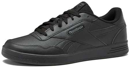 Reebok Court Advance Sneaker für Herren, lässige Tennisschuhe, Größe 39 bis 48, Core Black/Core Black/Pure Grey, 10 XX-Wide Women/8.5 XX-Wide Men