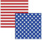 Wentsent Servietten Amerika, 96 USA Flagge Servietten, Stars Stripes Papierservietten, Vereinigte Staaten Amerika Tischdeko Passend für amerikanische Mottoparty Veteranentag Wahltag Unabhängigkeitstag