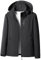 KHIRVWL Parka da Donna Leggero Soft Shell Giacca da Trekking Lunga Impermeabile Antivento Soft Shell Giacca a Vento con Cappuccio per Escursioni in Montagna Pioggia Giacca Lunga Softshell Cappuccio