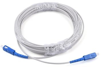 QAZMLP Equipement de Communication Câble d'extension de Fiber Optique UPC SC à SC, Cordon de raccordement intérieur monomode, 100M/110M/120M/150M/200M/300M Jarretière à Fibre Optique(200M)