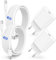 USB C Schnellladegerät mit Ladekabel für iPhone 16 15 Original, 2M USB C auf C Kabel mit 20W Typ-C Adapter Netzteil Stecker für Apple iPhone 16 Pro Max/16 Plus/15 Pro/15 Plus,iPad Pro/Air,MacBook