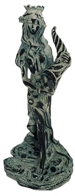 Fortuna-Statue, die griechische Göttin des Glόcks, Gipsfigur, 22 cm