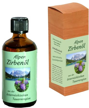 Alpen-Zirbenöl, hochwertiges Zirbenöl aus der Tauernregion Österreich; Bedarfsmittel als Duftöl, Raumduft-Diffuser, zur Aromabeduftung;(120 ml)